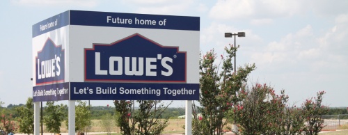 Lowe's Home improvement is one of many developments that is coming to the Prosper side of US 380.