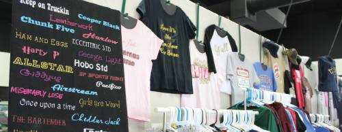 In The Wild specializes in custom screen printing and embroidery.