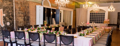 Gather in Downtown McKinney, a wedding and private event venue, can seat up to 200 people.