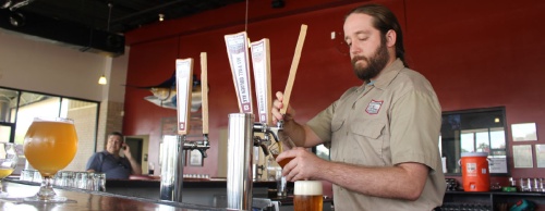 BAKFISH Brewing Co., which opened in March, is one of a growing number of locally owned businesses in Pearland.