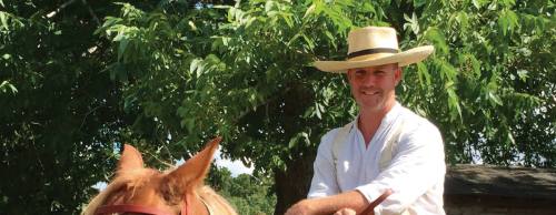 Steve Baird is the Klein historian and offers tours at Wunderlich Farm near Doerre Intermediate