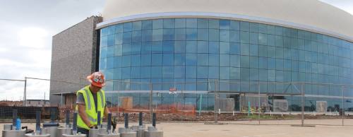 Sugar Landu2019s newest performaing arts venue, the Smart Financial Centre, will open to the public in December and hold its official grand opening Jan. 14.