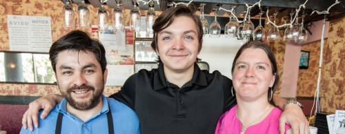 Owners Leo and Tiffany Ponce and their 17-year-old son Devon, who waits tables, all work at Shanghai Express.