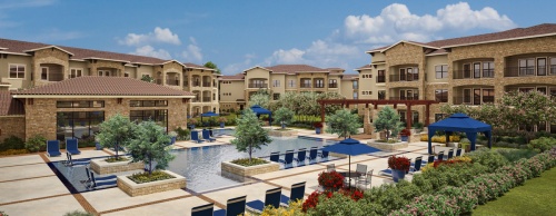 Lenox Springs by Austin-based developer Oden Hughes is in development on I-35 between Old San Antonio Road and FM 1626.