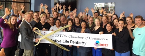Active Life Dentistry celebrated a ribbon cutting this morning at the team's fifth location. 