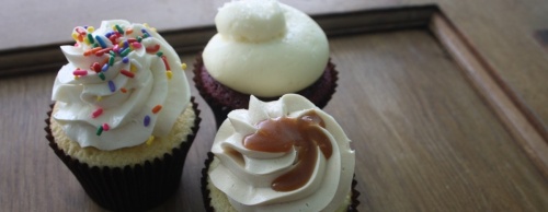 The Cupcake Cowgirls' menu changes daily with flavors like vanilla birthday, red velvet and vanilla salted caramel. 