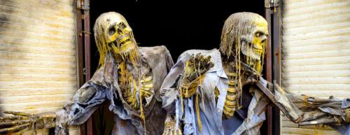 Colleyville's Haunted Trail Fest features a wooded path filled with scary creatures.