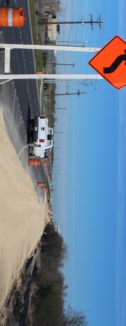 Crews are working to build an overpass on Hwy. 123 over Wonder World Drive in San Marcos. 
