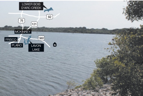The Lower Bois du2019Arc Creek Reservoir will help provide North Texasu2019 long-term water supply.