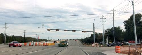 The Texas Department of Transportation added a new traffic signal near Apple's existing campus on Parmer Lane at Legendary Drive in 2016.