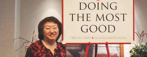 Judy Chong has served with the Greater Houston Salvation Army Command since 1991.