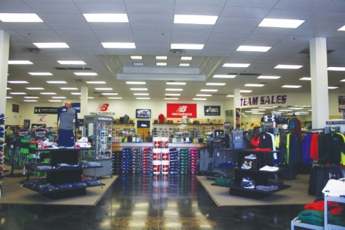 The Beltway 8 location of Barcelona Sports contains a retail store, which accounts for a quarter of the companyu2019s sales. Chief Operating Officer Sammy Barcelona said most sales come from baseball equipment.