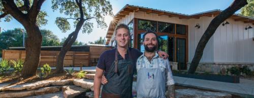 Sommelier Chris McFall (left) and chef Bill Caruso reopened Hudsonu2019s on the Bend on Nov. 16 after purchasing the West Austin restaurant in April from longtime owner Jeff Blank.