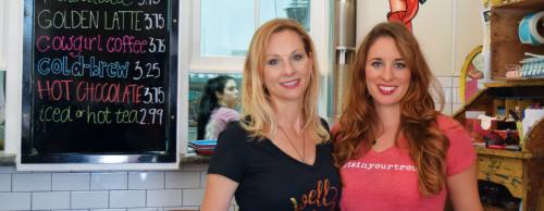 Robin Rosen and her daughter, Jorden, offer fresh juices, breakfast and lunch options.