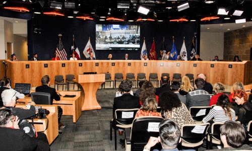 The Austin City Council will meet for its first regular public meeting on Thursday. The council features two new members, District 6's Jimmy Flannigan and District 10's Alison Alter. 