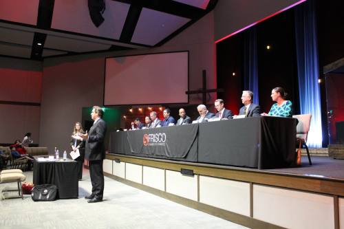 The Frisco Chamber of Commerce hosted a candidate forum Jan. 24 for the Frisco City Council Place 1 seat candidates.