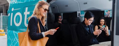 App-based shuttle van service Chariot will launch its first late-night route tomorrow, Jan. 27.