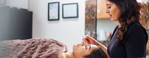 Owner Naz Panjwani said the microcurrent facial rejuvenation is popular.