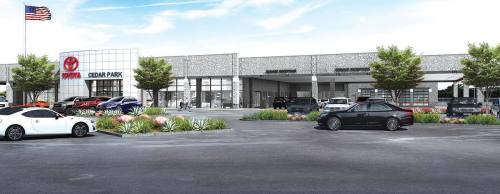 The Cavender Auto Family will host the grand opening of Toyota of Cedar Park in April on Toll 183A in Leander.