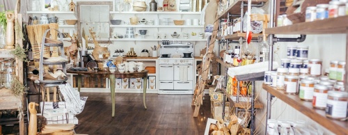 Ettiene Market in downtown McKinney offers kitchen goods and pantry items.