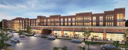 The $300 million Ivy District is slated to break ground in 2017 with residential, commercial and retail space. Pictured above is a rendering of a retail center in the Ivy District.