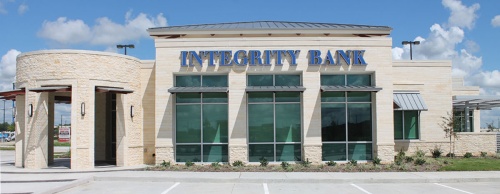 Integrity Bank provides services to small and midsize community businesses.