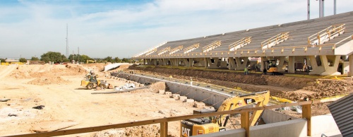 Katy ISDu2019s second football stadium is in the final phases of construction and is scheduled to open this summer.