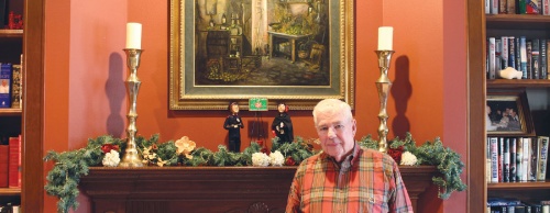 The Woodlands painter Joe Collard displays most of his paintings in his home. 