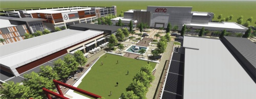 The AMC-10 screen movie theater in MetroPark Square is scheduled to open this May.