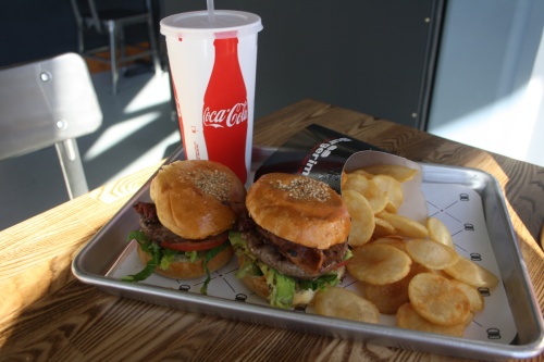 The duo features two customizable burgers, a side and a fountain drink starting at $9.95.