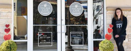 Sarah Pruett, the daughter of owners Mickala and Mike Sisk, is the manager of Village Lane Apothecary.