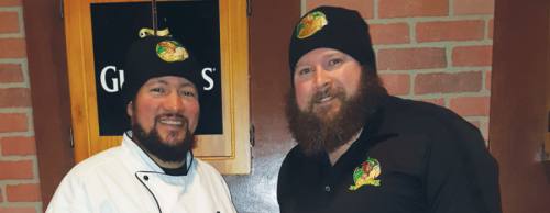 Chef Bradly Pitre (left) and owner Sean Bielstein  are part of the team that runs Clancyu2019s Public House.
