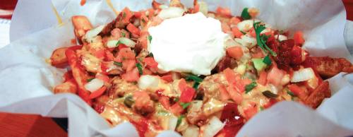 The Backyard Grill serves Redneck Fries for $8.79.