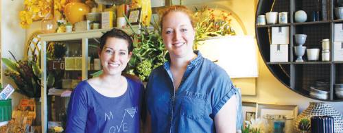 Sisters Katie (left) and Sarah (right) Lambert own Lambert Home