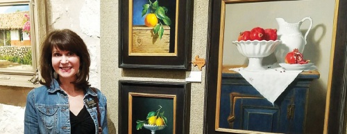 Annie Walkeru2019s paintings are featured in the InSight Gallery in Fredericksburg, Texas. 