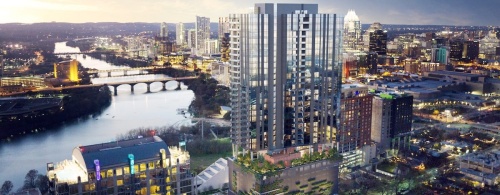 A new report shows at least a dozen projects are anticipated for Rainey Street, including new high-rise condominiums at 70 Rainey St.