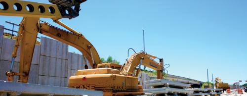 Crews began work in May on widening westbound mainlanes and building new ramps between FM 1960 and Huffmeister Road.