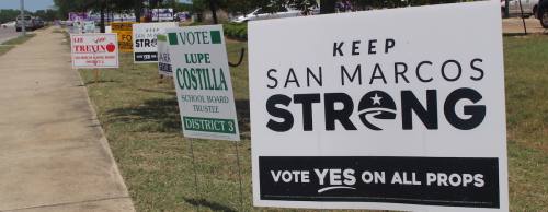 The city of San Marcos held an election for two bonds on May 6 that, if approved by voters, would fund public safety projects and an expansion at the city library, respectively.