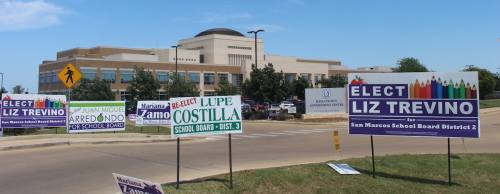 Three seats were up for re-election in the SMCISD board of trustees races May 6.