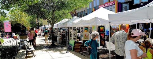 The Spring Fine Arts Show will take place at Market Street this Saturday. 