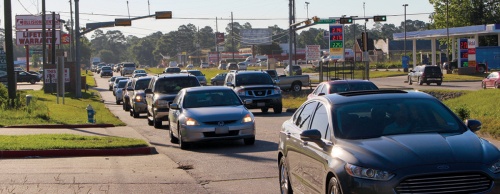 The expansion of Northpark Drive to six lanes could save travelers eight minutes per trip during peak commute times. 