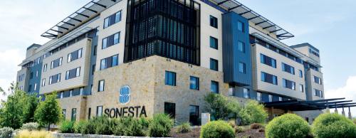 The Sonesta Bee Cave hotel opened in 2015 featuring 195 rooms, an outdoor swimming pool and a rooftop bar.