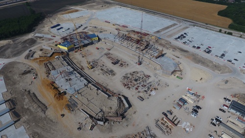 According to McKinney ISD officials, the stadium is about 50 percent complete.
