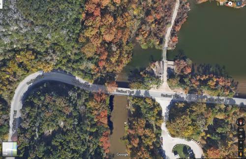 The intersection of Red Bud Trail at Red Bud Isle is among Austin's top crash locations.