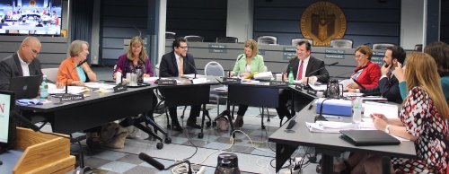 District trustees will hold a board work session on Monday.