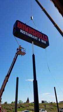Bombshells Restaurant and Bar opens on Hwy. 290 on Monday, July 17