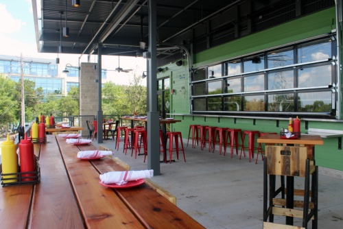 Red's Porch opened July 11 at 4200B Braker Lane, Austin. The restaurant's patio overlooks Quarry Lake.