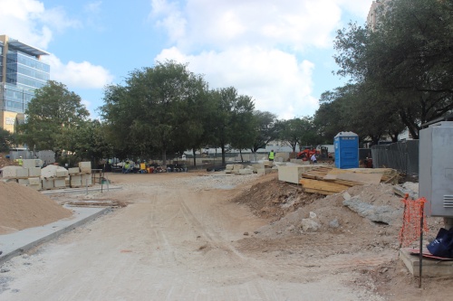 Republic Park Square in downtown Austin will be complete this fall. 