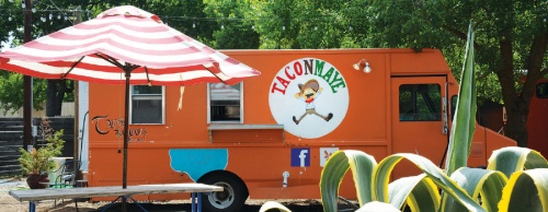 Taconmaye food truck is based at the Midway Food Park.