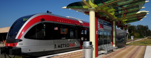 MetroRail runs between Leander and downtown Austin.